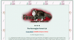 Desktop Screenshot of finnishline-forestcat.com