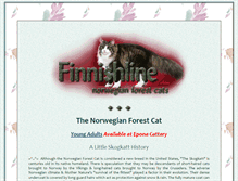 Tablet Screenshot of finnishline-forestcat.com
